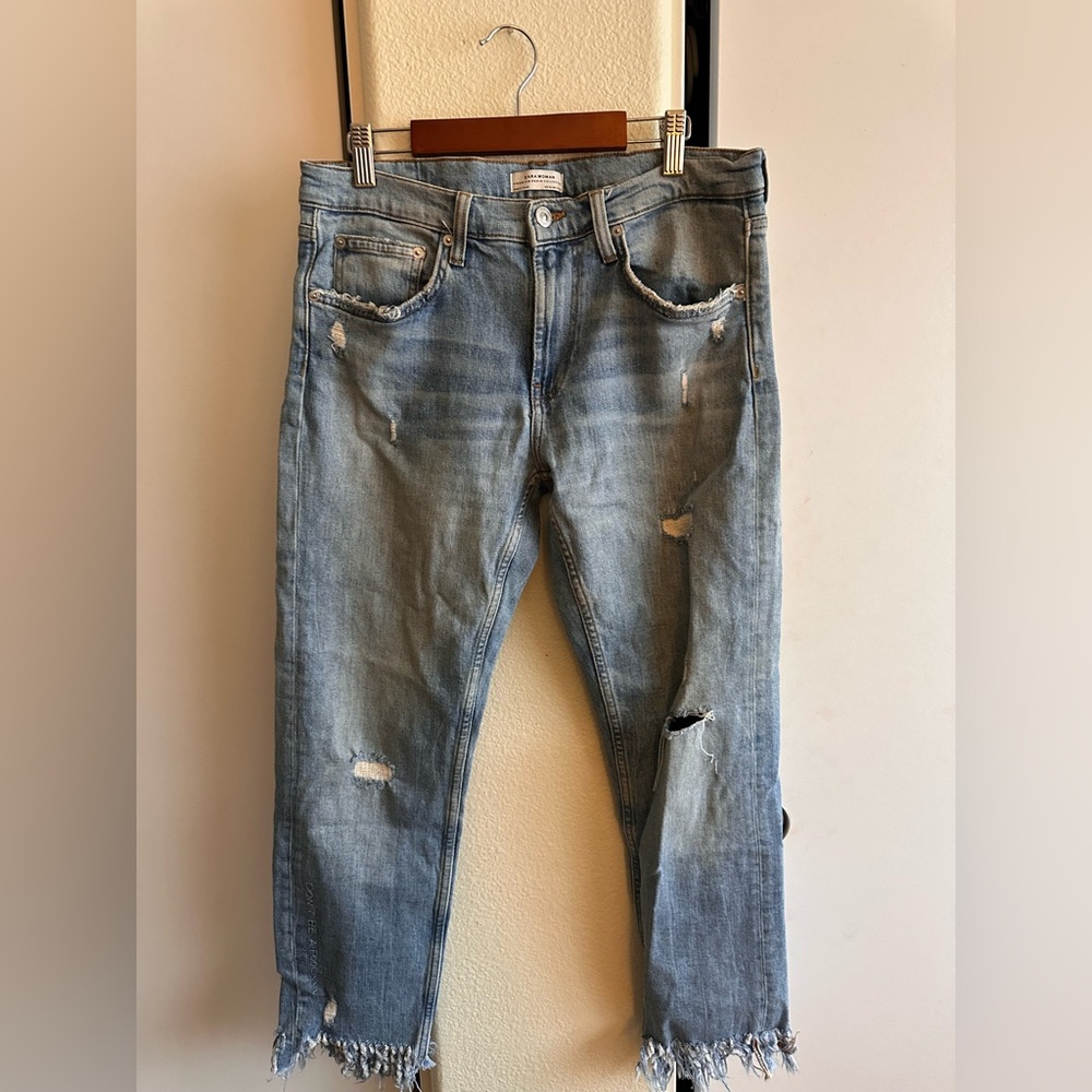 ZARA Distressed Jeans